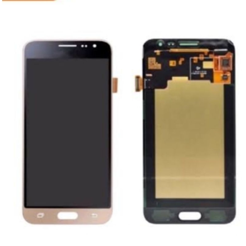 LCD SAMSUNG J3 2016/ J320 KONTRAS GOLD  FULLSET + TOUCHSCREEN