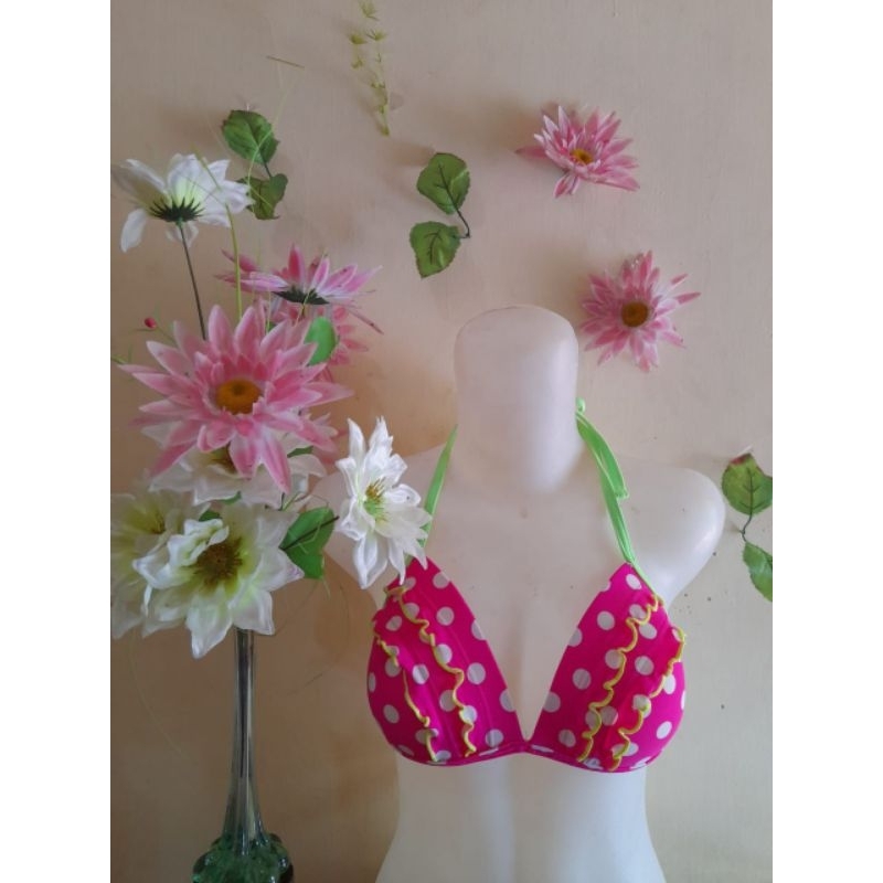 Bra Tali Leher Polkadot Premium