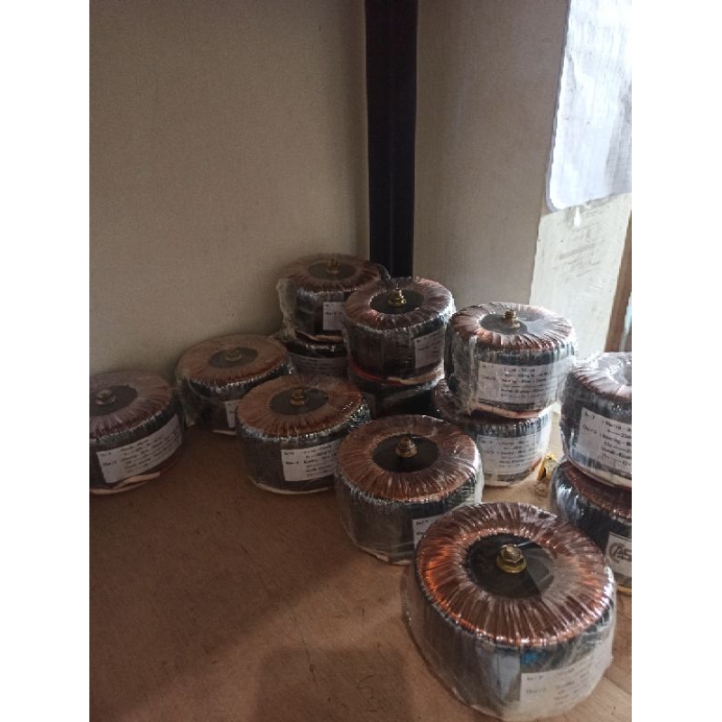 trafo toroid donat 5a ct25v - 50v murni