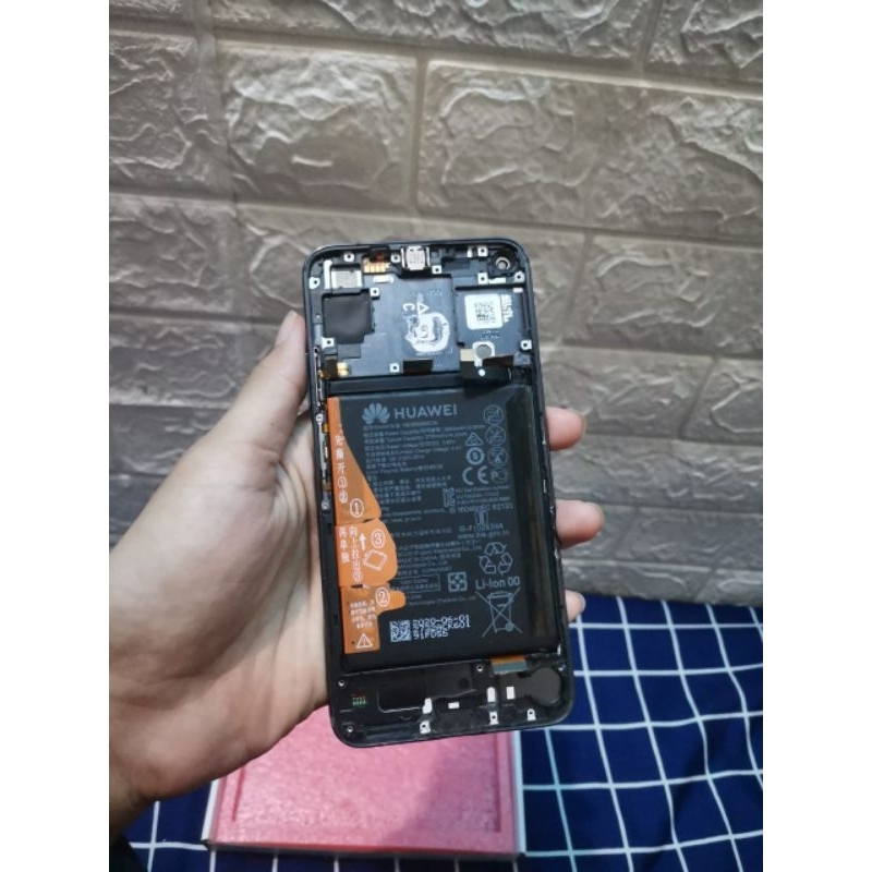 SET LCD - FRAME - BATERAI HUAWEI NOVA 5T COPOTAN ORI