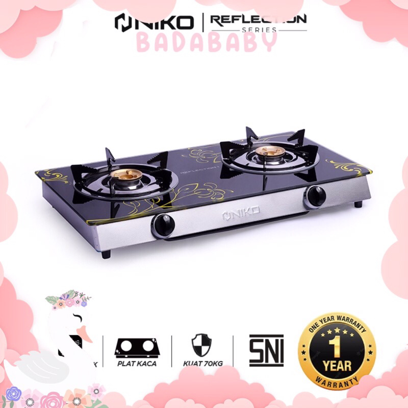NIKO KOMPOR GAS 2TUNGKU REFLECTION