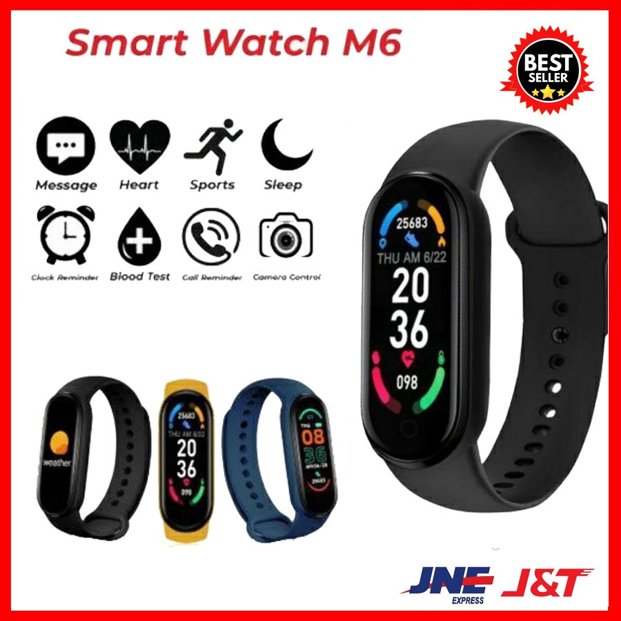 Smartwatch M6 Jam Tangan M6 Smart Band SPORT