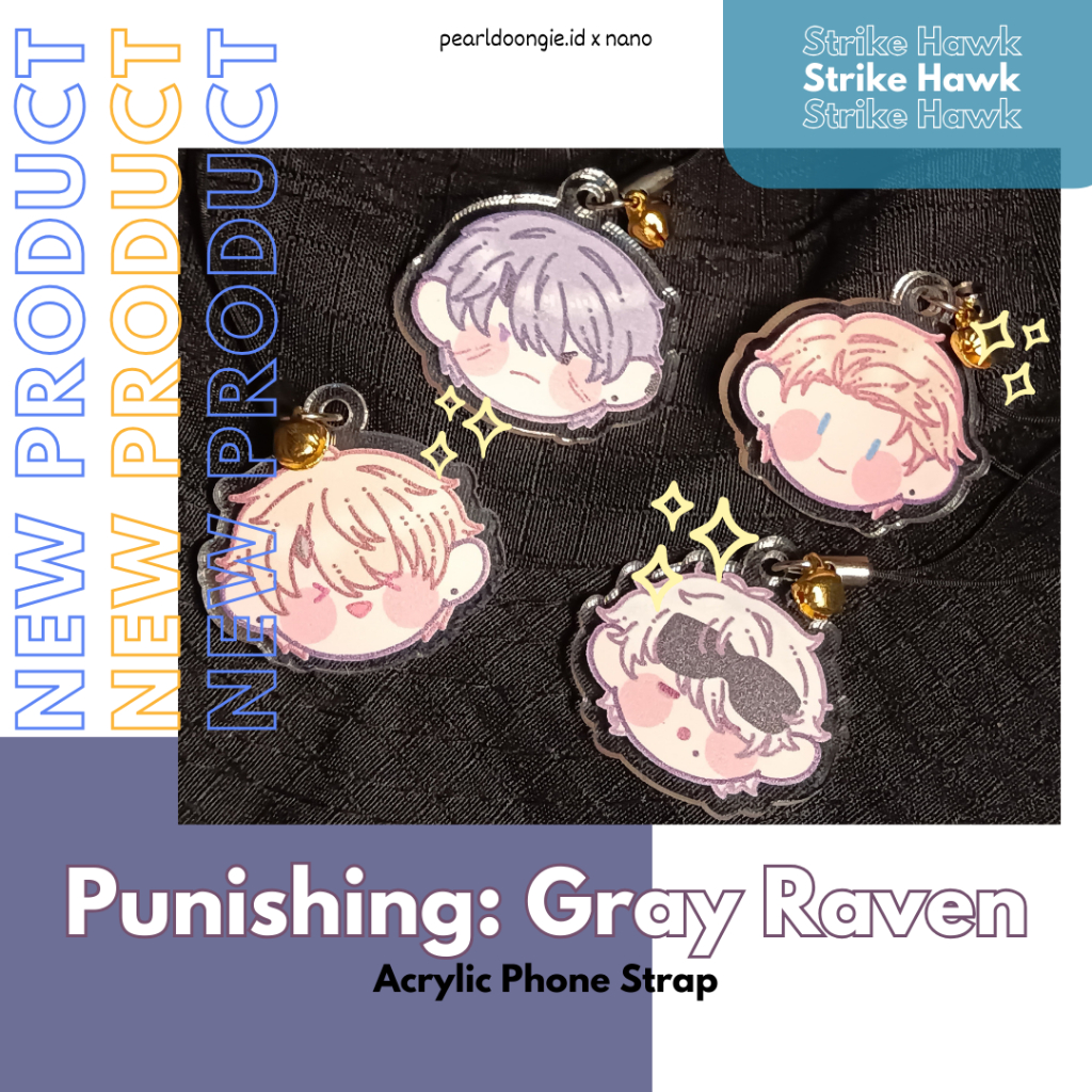 Punishing Gray Raven Phone Strap Strike Hawk Squad by pearldoongie.id x nano