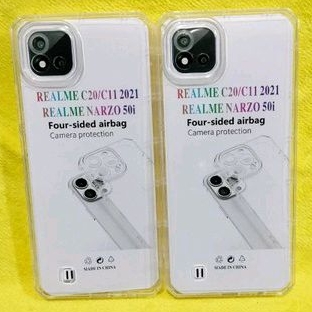 Softcase Casing REALME C11 2021 /REALME C20 Selikon Bening Trasparan Pelindung belakang HP+Camera