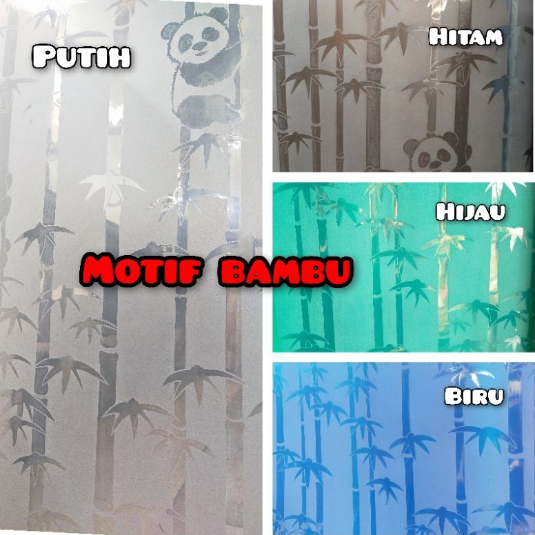 Berkualitas Fiber pagar plastik penutup pagar motif Bambu Lite