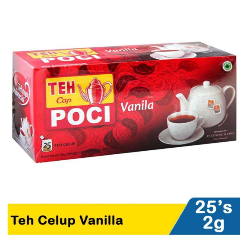 

Teh Poci Teh Celup Vanilla 25 x 2Gr