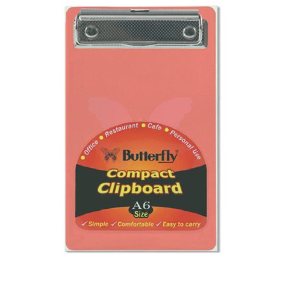 

Ready Butterfly Clipboard A6 Compact