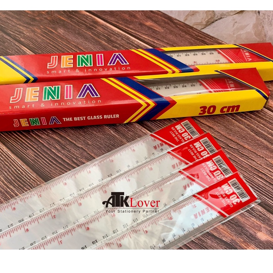 

➚➹✲ (6 Piece) Penggaris 30 Cm Plastik