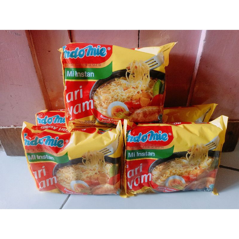 

Indomie kare ayam per 5 bungkus