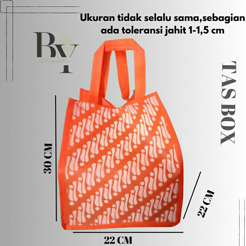 

Tas Spunbond box/Tas hajatan, murah/tas goodie bag