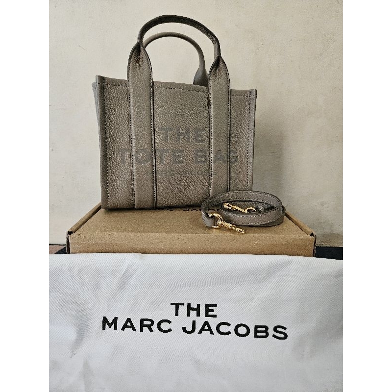 MJ Tote Bag Leather Cement