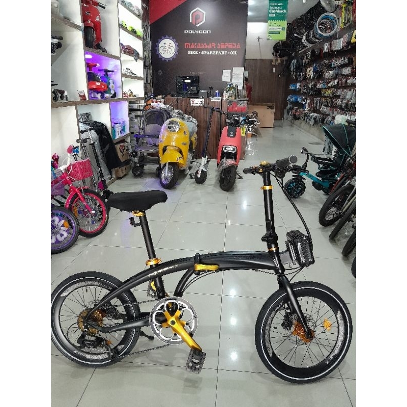 SEPEDA LIPAT PACIFIC NORIS PRO X 20 406 ALLOY 8 SPEED HYDRAULIC DISCBRAKE