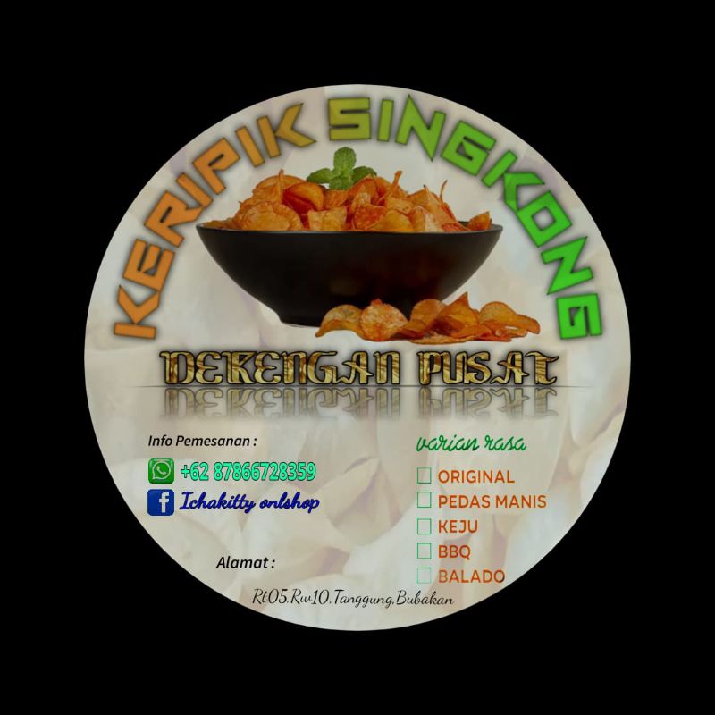 

KERIPIK SINGKONG ORIGINAL KEMASAN 5000