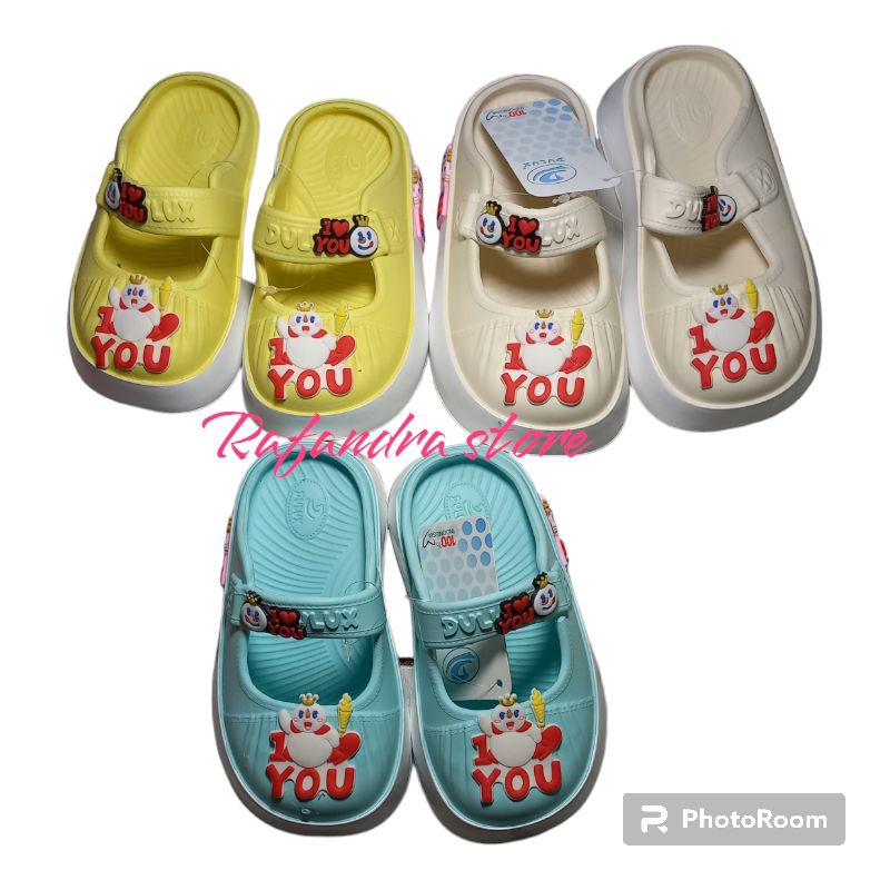 Sandal anak perempuan mixue(DULUX)