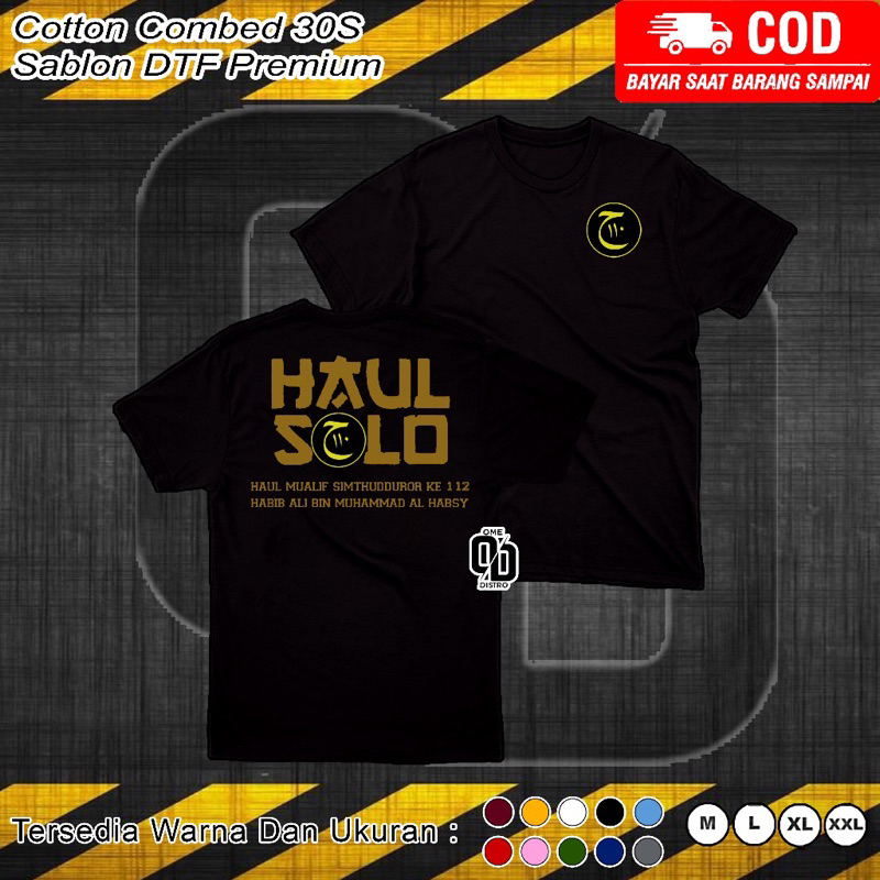BAJU KAOS HAUL SOLO 2023 HAUL KE 112 TSHIRT PREMIUM