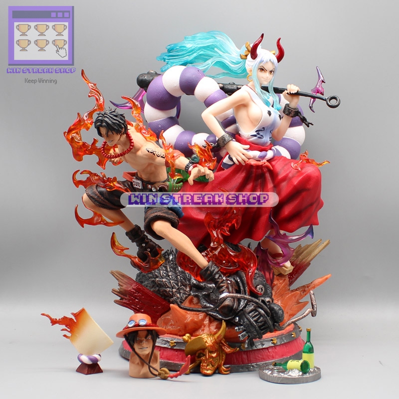 One Piece  - Portgas D Ace Action Figure & Yamato Action Figure