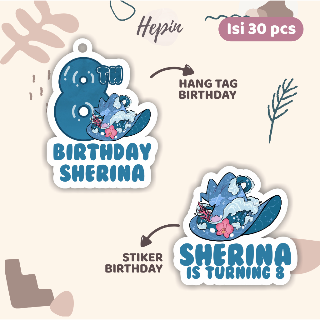 

(30pcs) murah Hang tag & stiker ulang tahun edisi ZODIAC WITCH HAT /lucu/label tag ulang tahun murah/hang tag ulang tahun/tag souvenir ulang tahun/stiker nama ualang tahun/diecut stiker&t ag