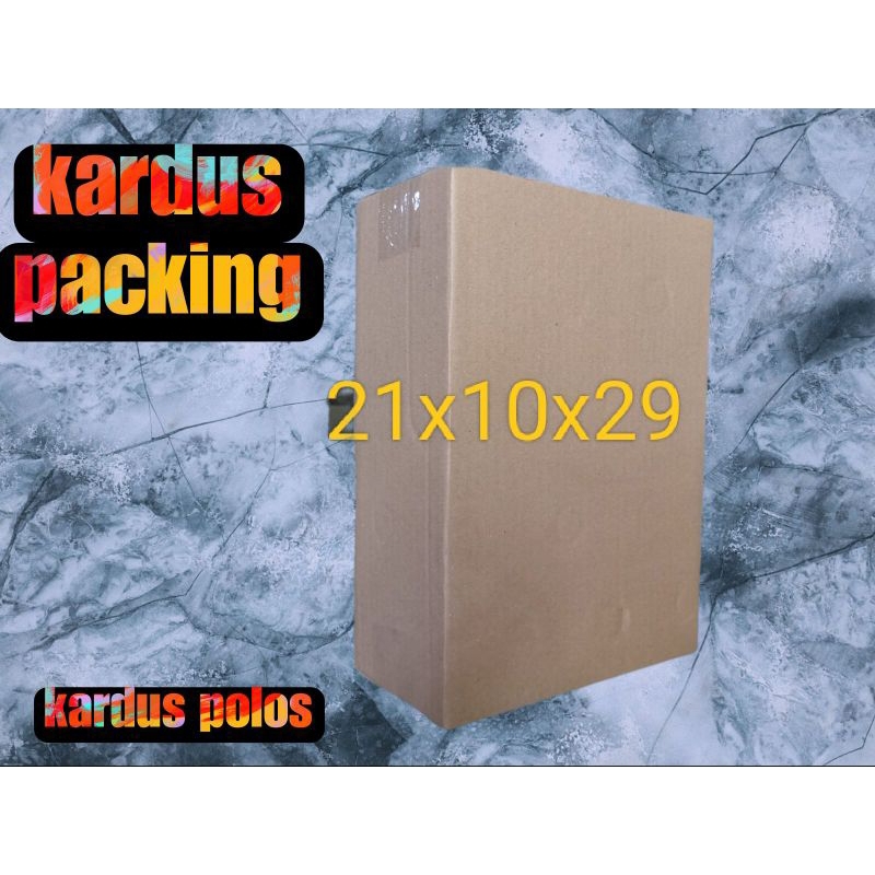 

kardus UK 21x10x29 kardus packing kardus polos