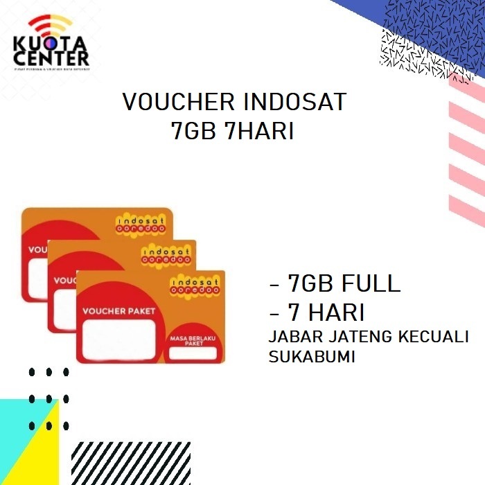 V. INDOSAT 7GB 7HARI
