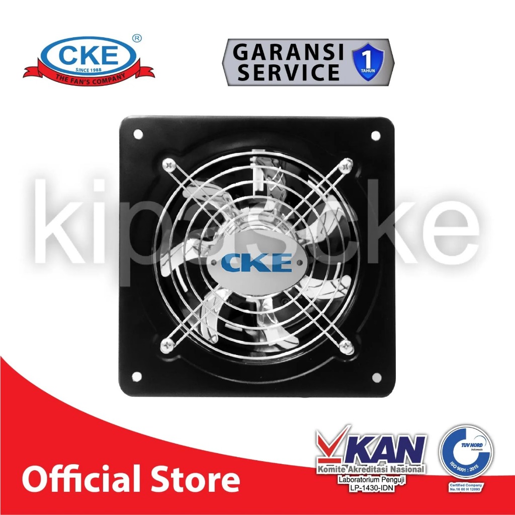 CKE Exhaust Drum Fan 8 Inch EFD-SQ-8/1-NB Kipas Blower Eksos Tabung