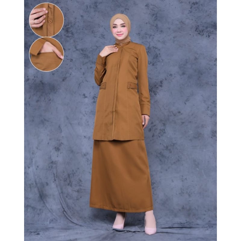 blazer kerja wanita seragam Pemda seragam dinas Pemda baju Pemda baju khaki seragam khaki ASN