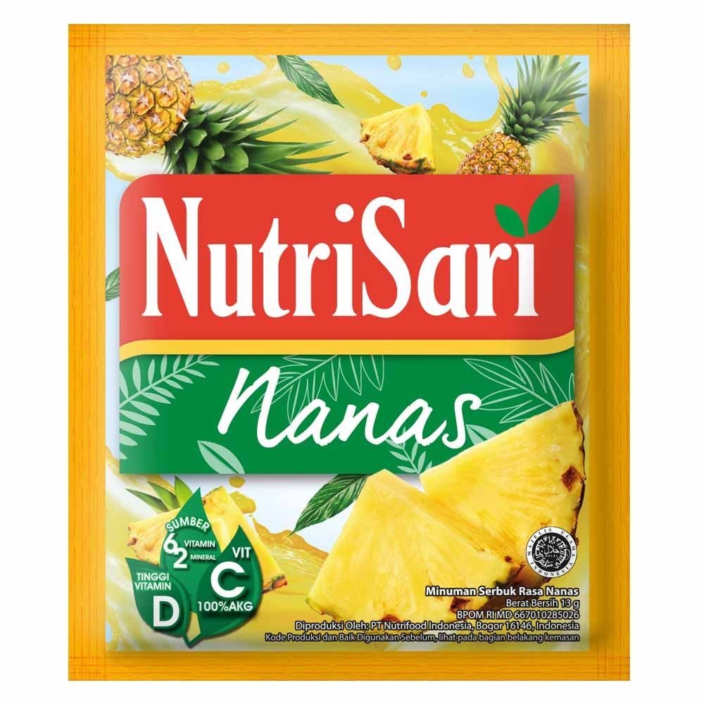 

Nutrisari Nanas 11 Gr 10 Pcs/Renteng