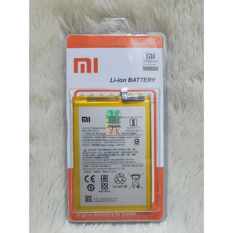 BATERAI XIAOMI REDMI 9 BN56 / BATRE REDMI 9 / REDMI 9C / BN-56 ORI