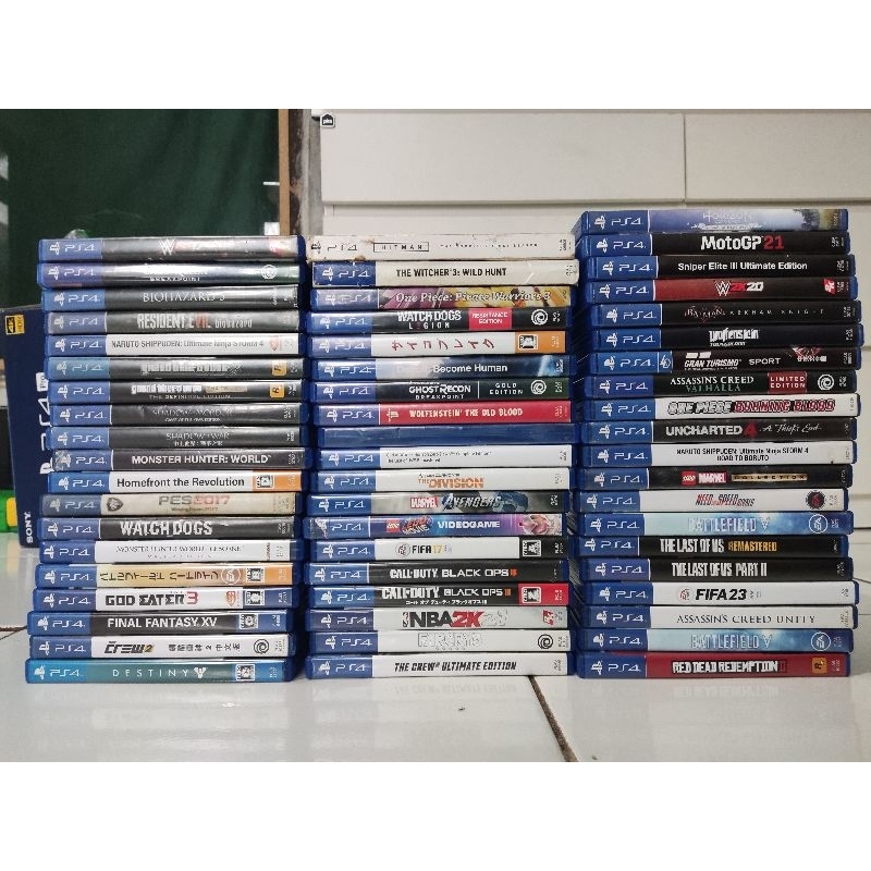 game ps4 borongan 2kaset (TLOU 2 + GTA V)