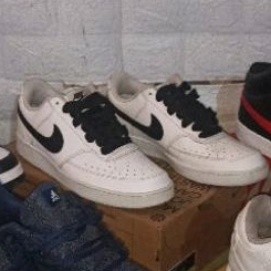 Nike Court Vision Low Triple White NN ORIGINAL Preloved