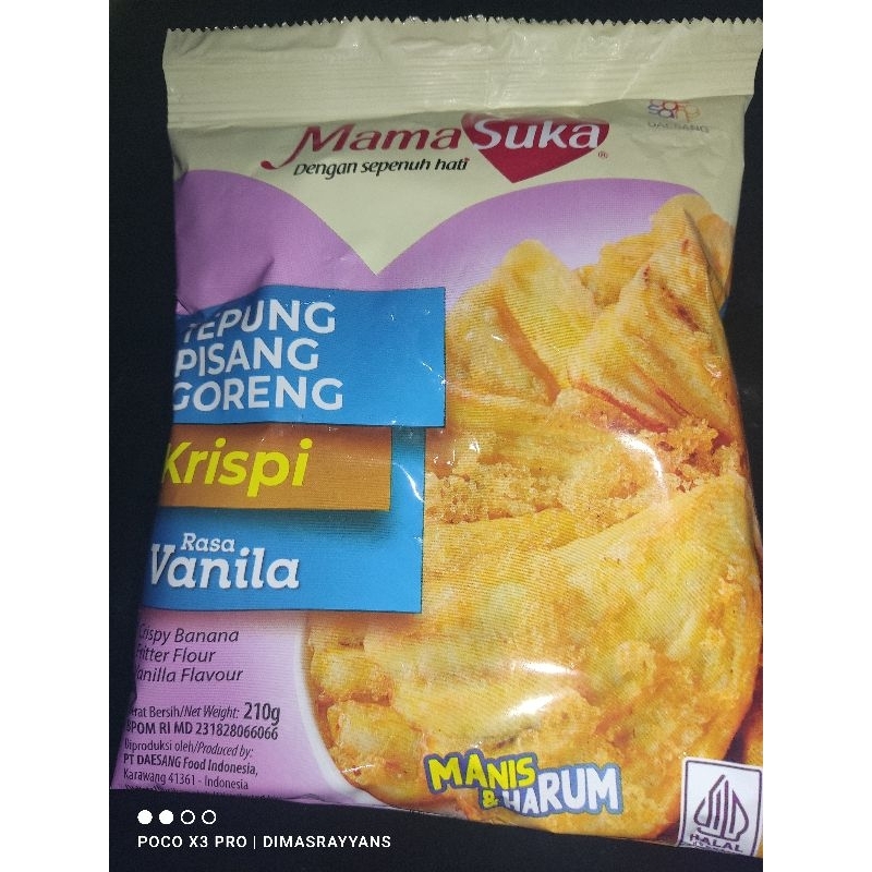 

TEPUNG PISANG GORENG MAMA SUKA