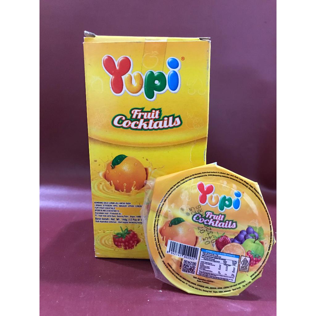 

Yupi Fruit Cocktails 12G - Yupi Rasa Buah-Buahan