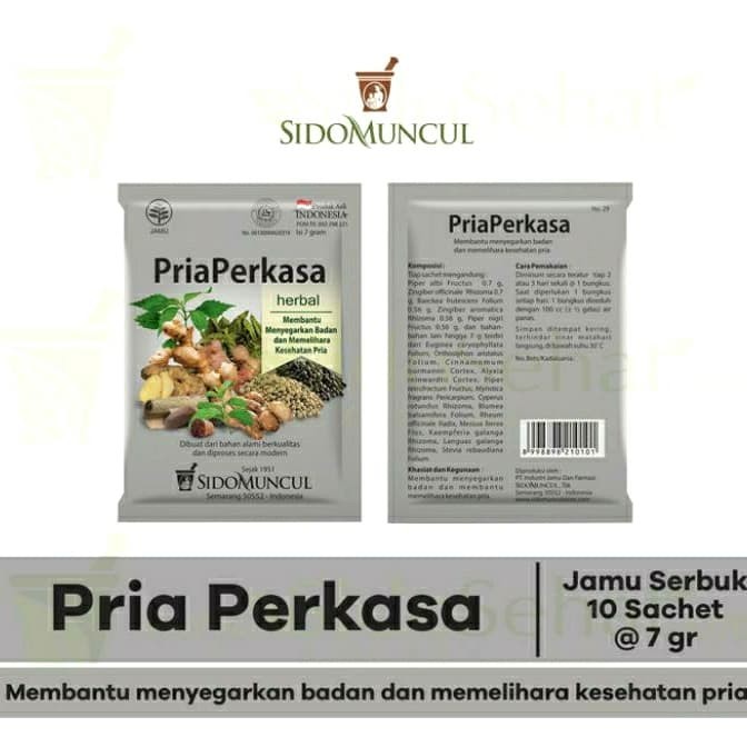 

SIDO MUNCUL JAMU PRIA PERKASA 10 SACHET