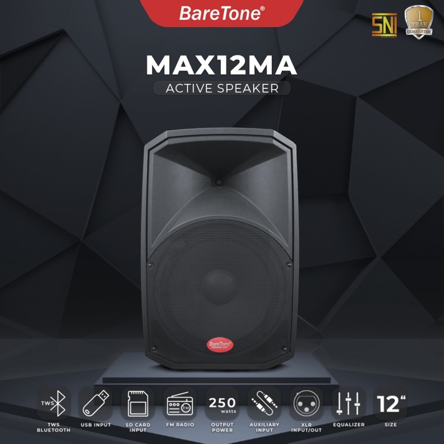 Speaker Baretone MAX12MA/ MAX 12 MA/ MAX-12 MA - ORIGINAL GARANSI