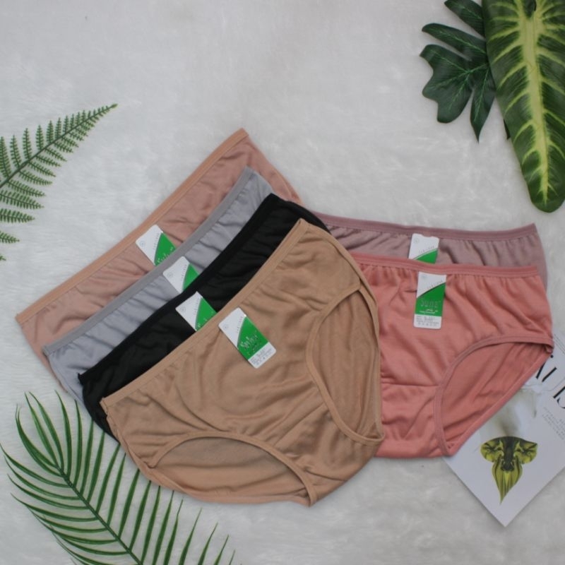 (12PCS) CELANA DALAM WANITA POLOS SUHA 031 CD PEREMPUAN MURAH LUSINAN