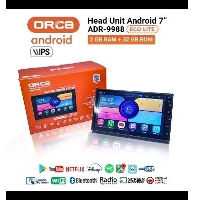 Headunit Android 7inch ORCA Ecolite 2GB/ 32GB TV mobil
