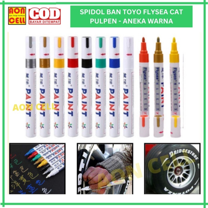 

SPIDOL TOYO FLYSEA Spidol Ban Mobil Motor CAT PULPEN