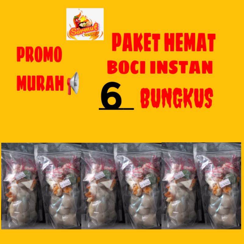 

PAKET HEMAT BOCI 6 BUNGKUS