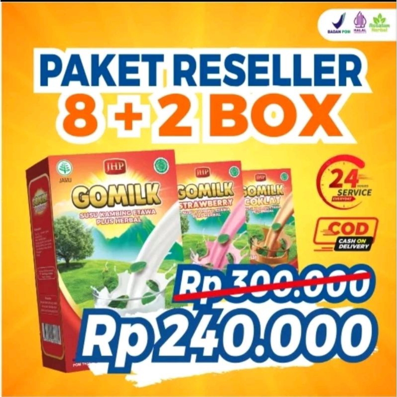 

Susu Etawa plus Herbal GOMILK 200GR