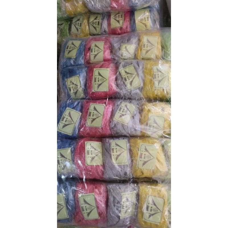 

Tali Plastik Rafia Warna Warni isi 12 pcs / Tali Rafia