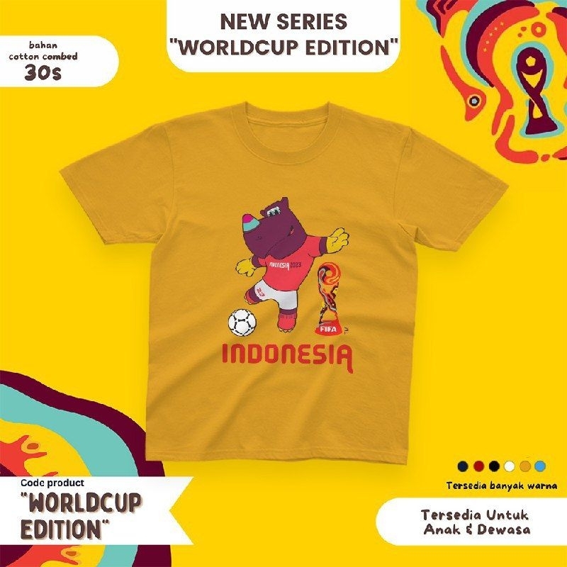 KAOS COUPLE WORLD CUP FIFA U-17 2023 VER2 INDONESIA
