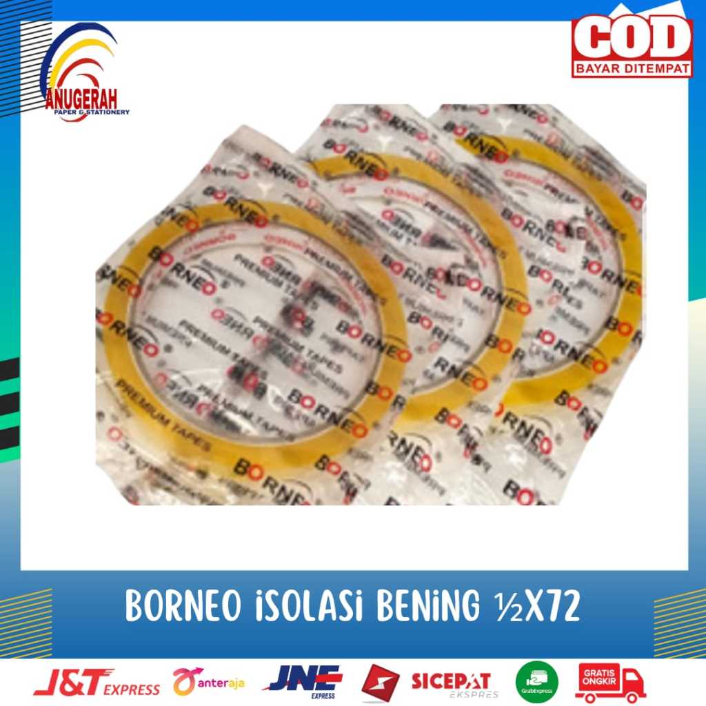 

ISOLASI BORNEO 1/2X72 /12MM (PCS)