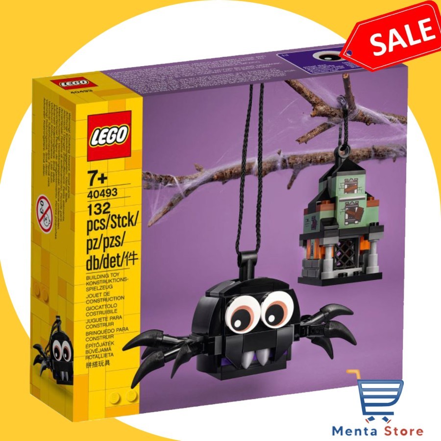 LEGO Seasonal 40493 Spider & Haunted House Pack Celebrate Halloween