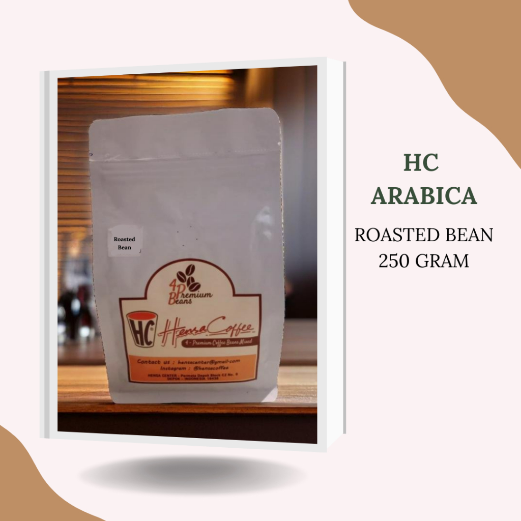 

Hensa Coffee Arabica Roasted Bean 250 gram
