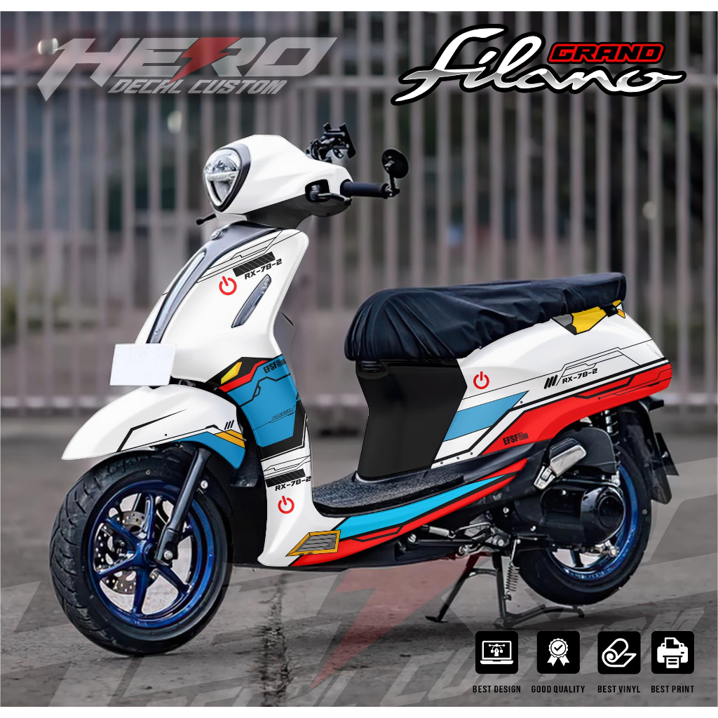 TERBARU STICKER DECAL GRAND FILANO - STICKER DECAL GRAND FILANO PREMIUM GUNDAM
