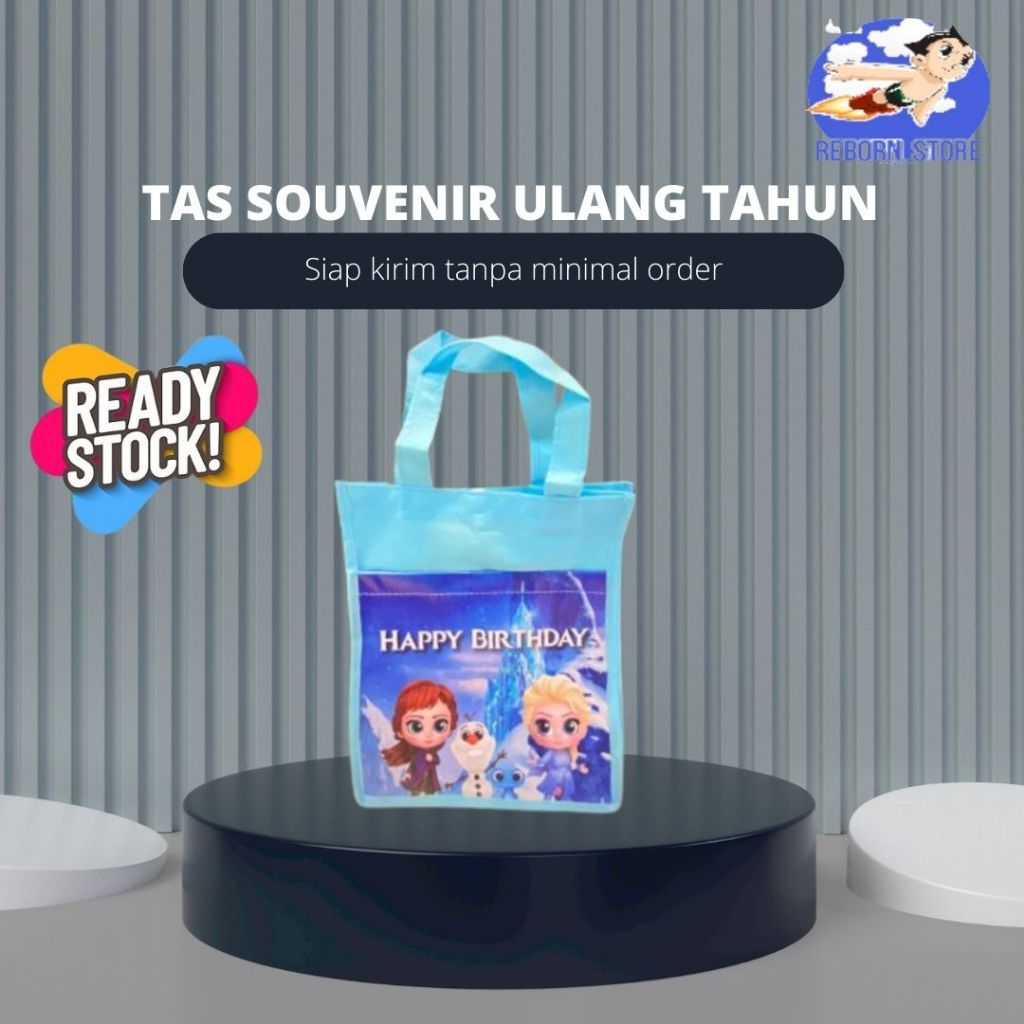 

Rebond Ready Stock Goodiebag Ffrozen/ Tas Souvenir Ulang Tahun Anak/ Tas Ultah Anak Custom