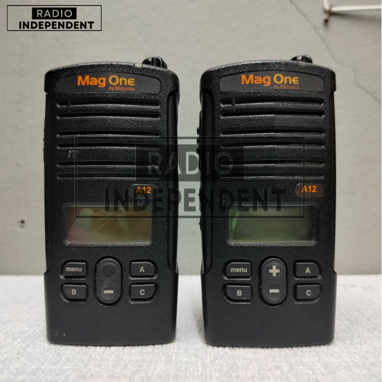 HT BEKAS MAGONE A12 SEKEN BODY SEPASANG FREQ 350-400MHZ