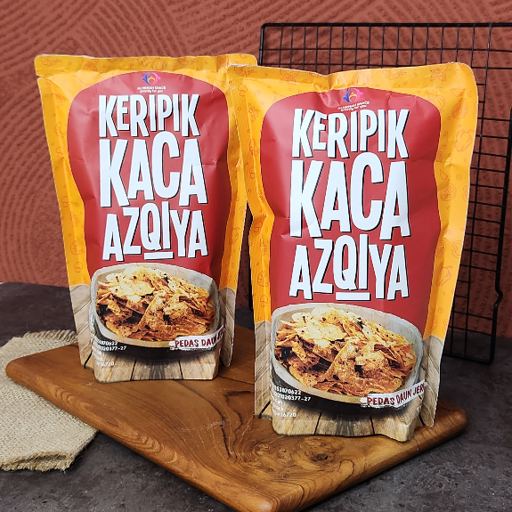 

Keripik Kaca Azqiya Pedas Original Renyah & Bumbu Tebal 125g