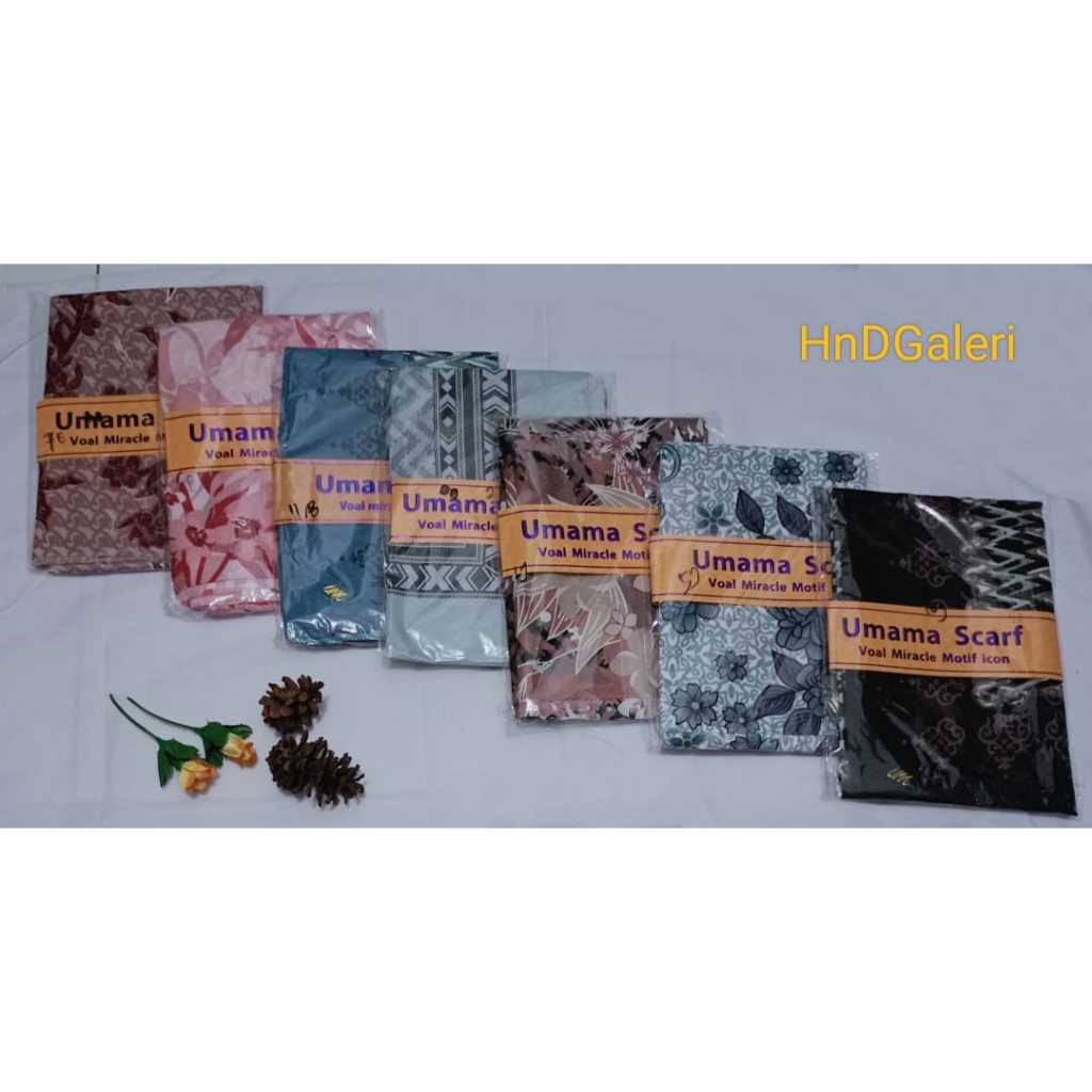 PAKET HEMAT ISI 2, 5,10 PCS RANDOM/PAKET HEMAT UMAMA VOAL MIRACLE PRINT VOAL MOTIF LASER CUT PREMIUM