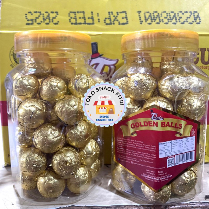 

COKELAT TOBELO GOLDEN BALLS ISI 40pcs