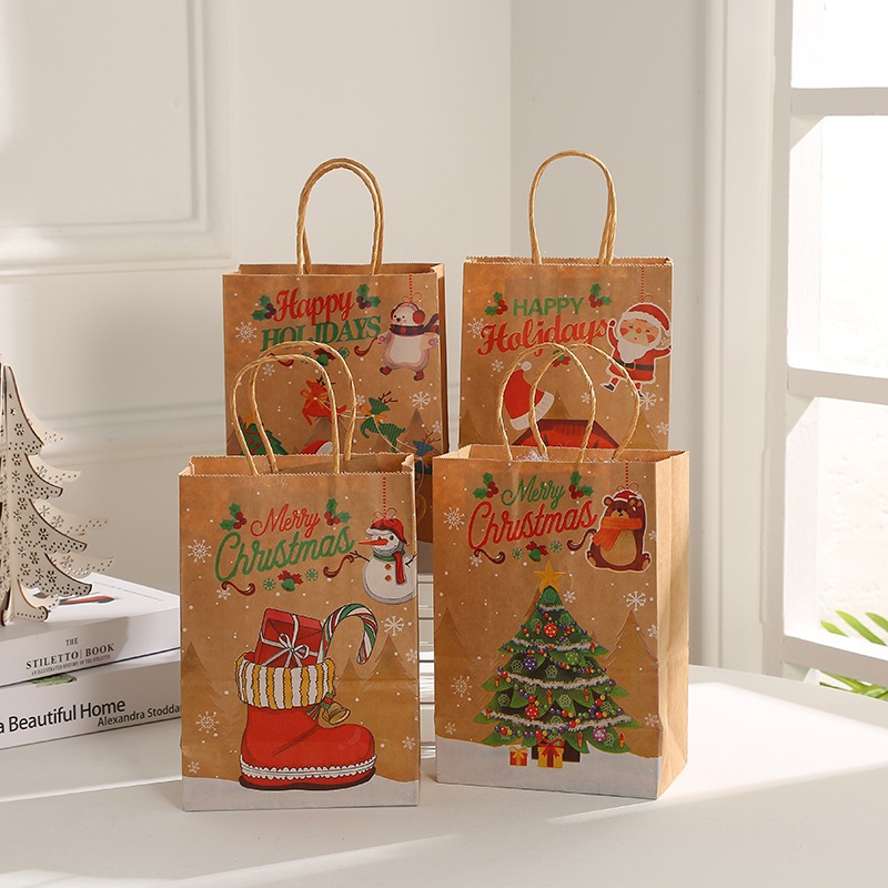 

PAPERBAG NATAL KRAFT PAPER / Tas Xmas Christmas craft paper